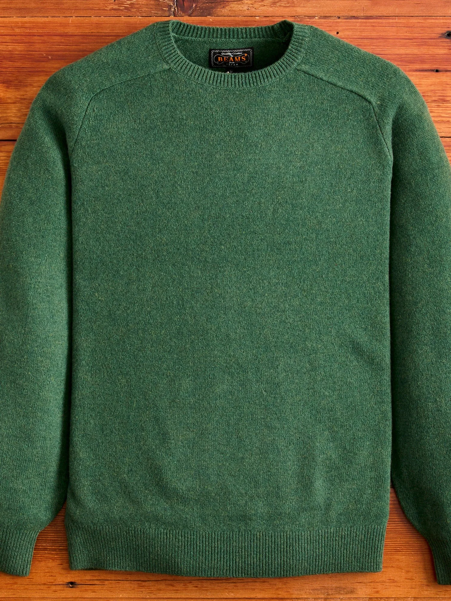 9G Crewneck Knit Sweater in Green