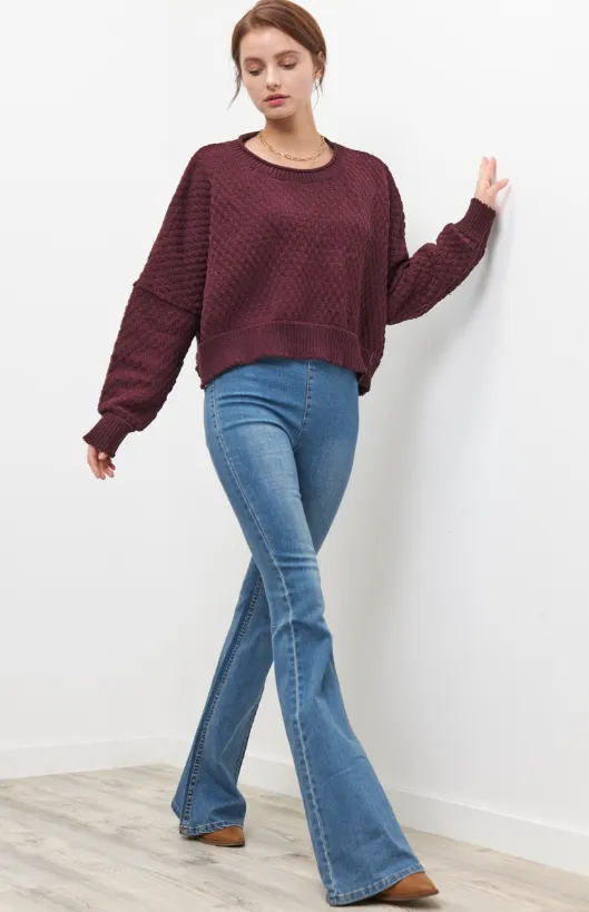 Alison Stretch Bell Bottom Jeans - Final Sale 40% off in cart