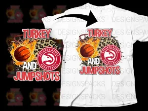 Atlanta Hawks Basketball Thanksgiving Png Digital Download