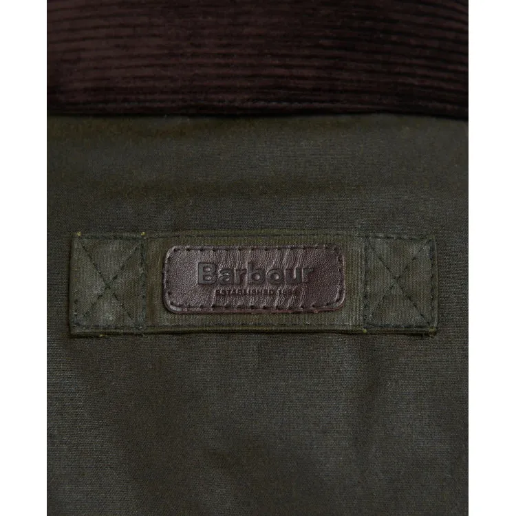 Barbour Findon Wax Jacket - Archive Olive Size Small