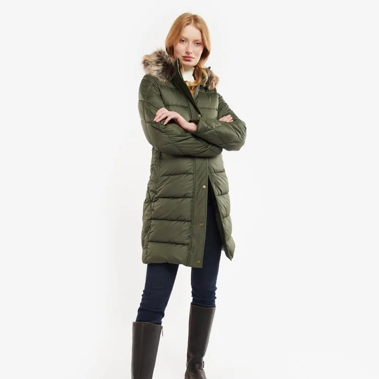 Barbour Ladies Daffodil Quilt Jacket - Olive