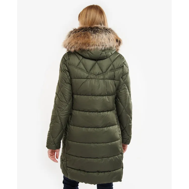 Barbour Ladies Daffodil Quilt Jacket - Olive