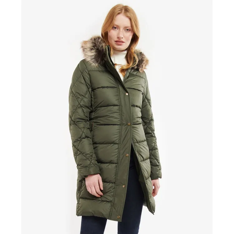 Barbour Ladies Daffodil Quilt Jacket - Olive