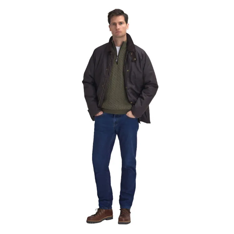 Barbour Stratford Tattersall Wax Jacket - Rustic