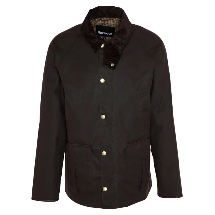 Barbour Stratford Tattersall Wax Jacket - Rustic