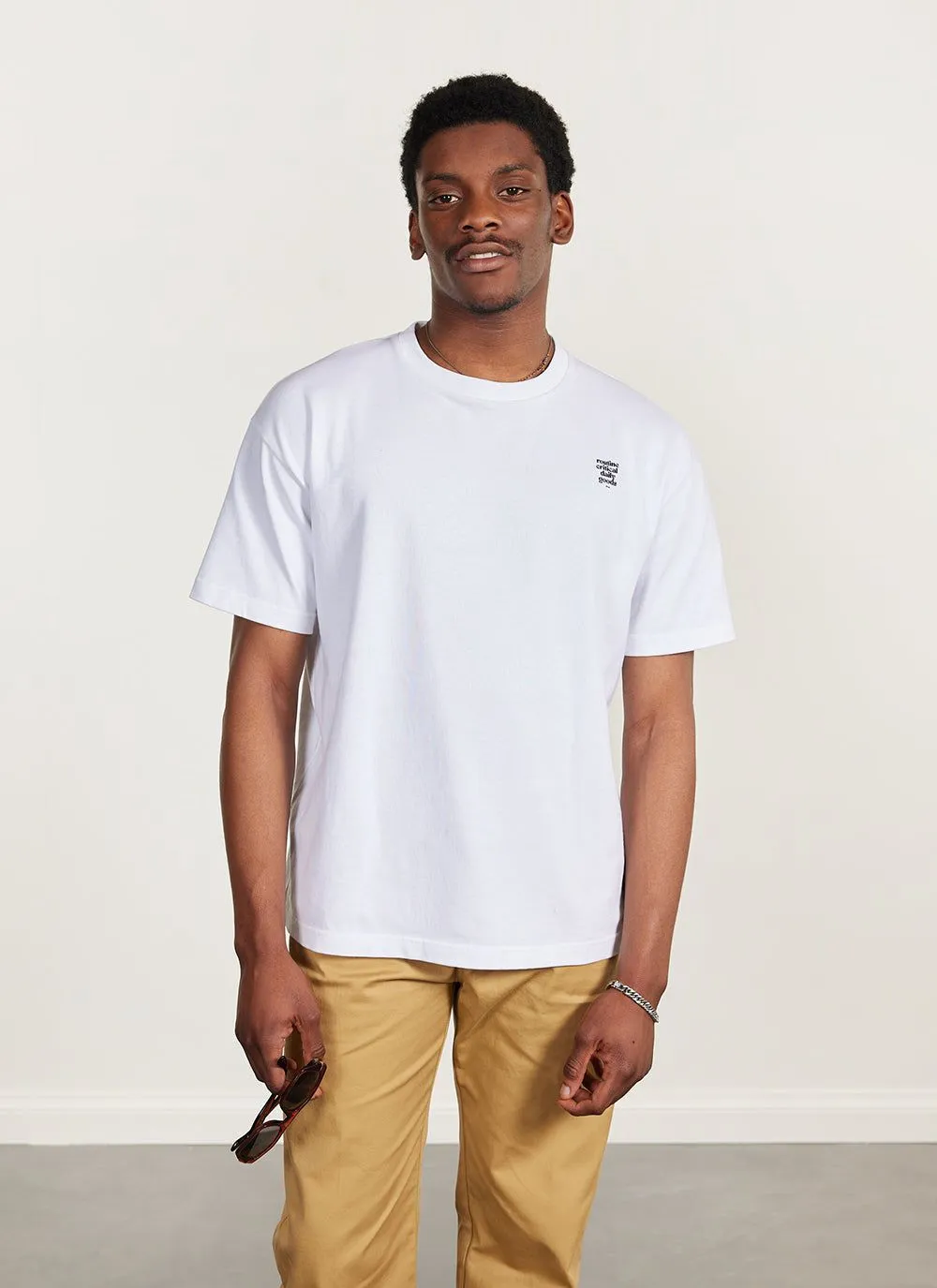 Bark and Stroll Oversized T Shirt | Organic Cotton | White