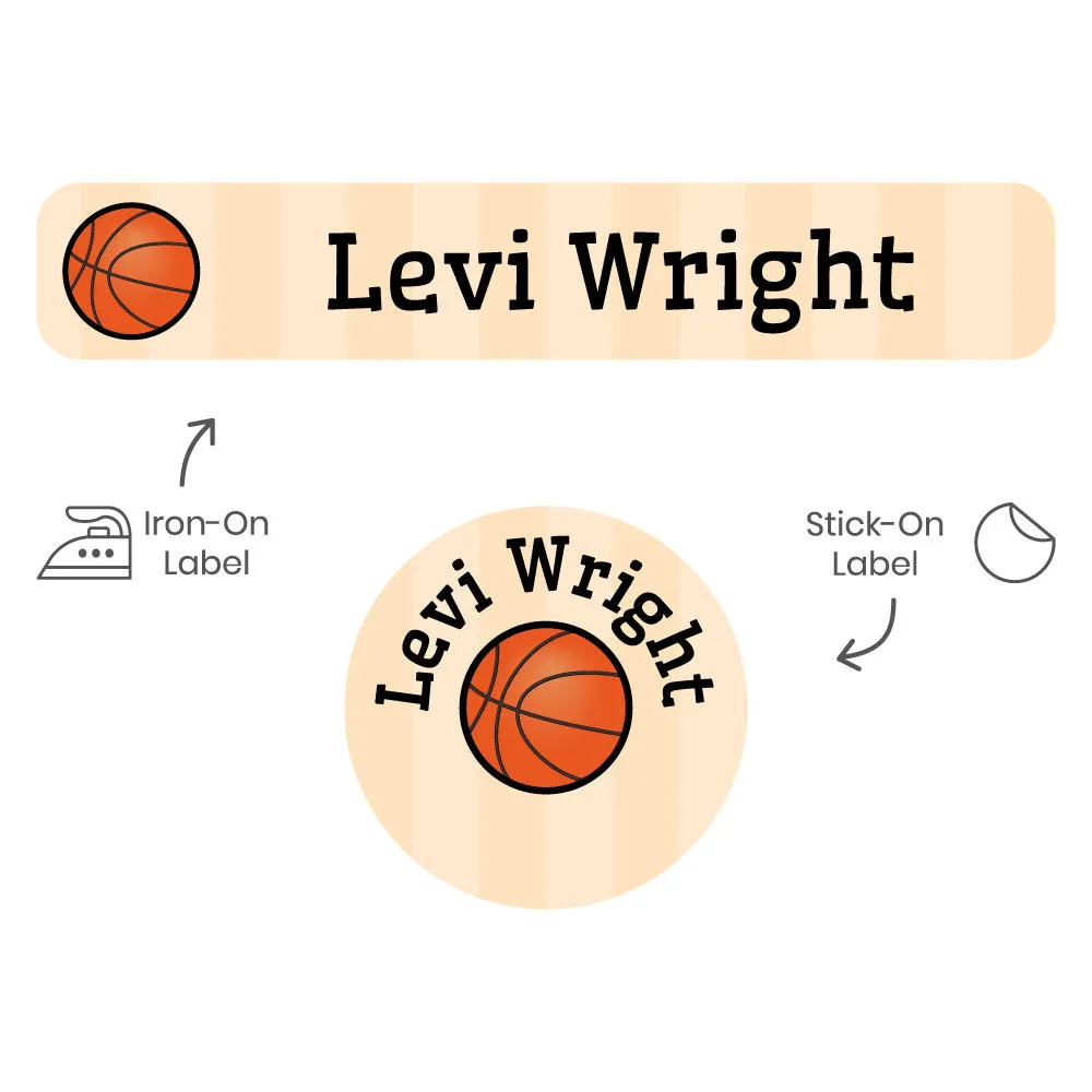 Basketball Camp Clothing Labels Pack