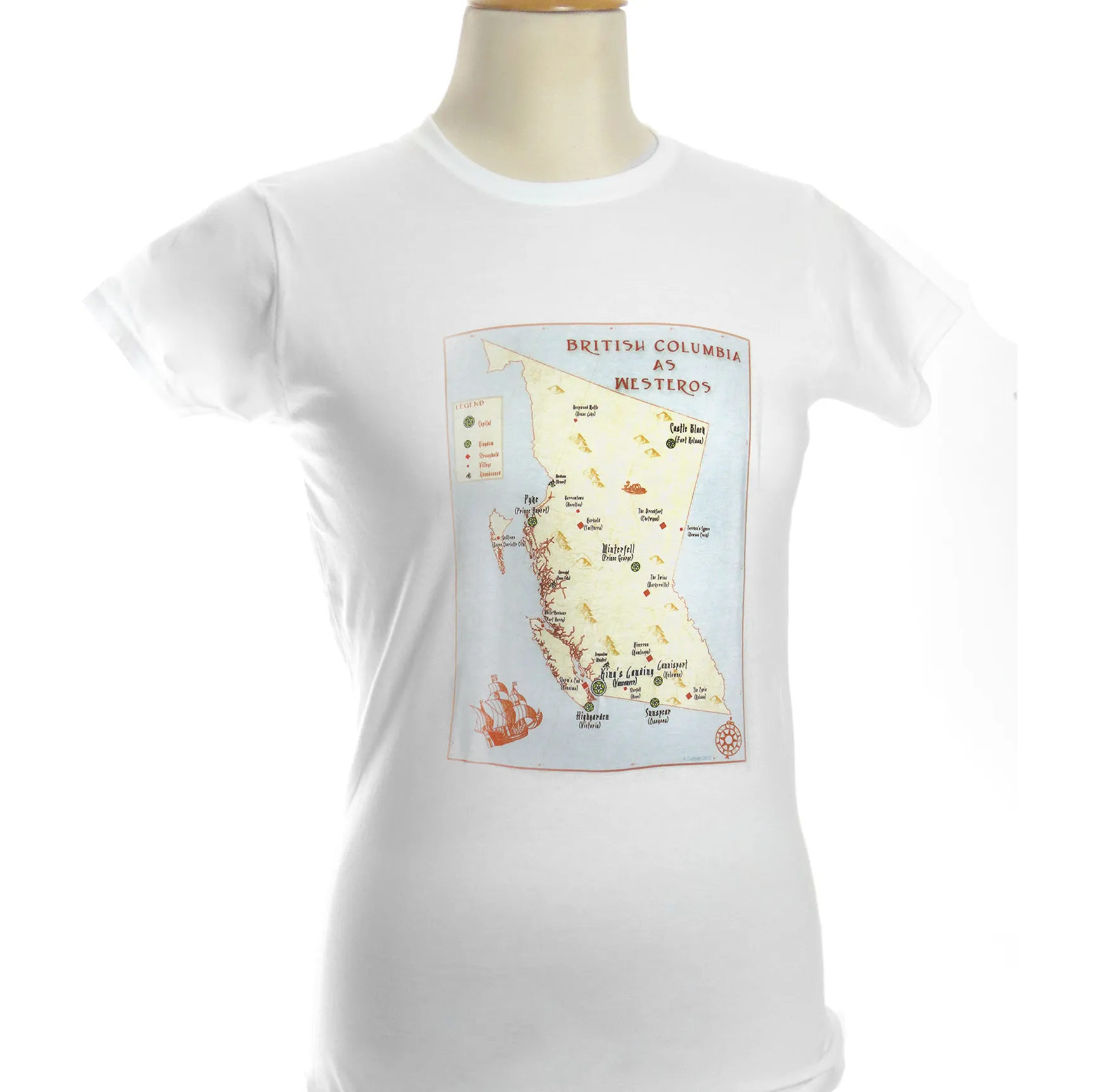 BC as Westeros T-shirt - Women's