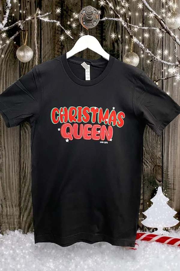 BC DTF CHRISTMAS QUEEN - BLACK