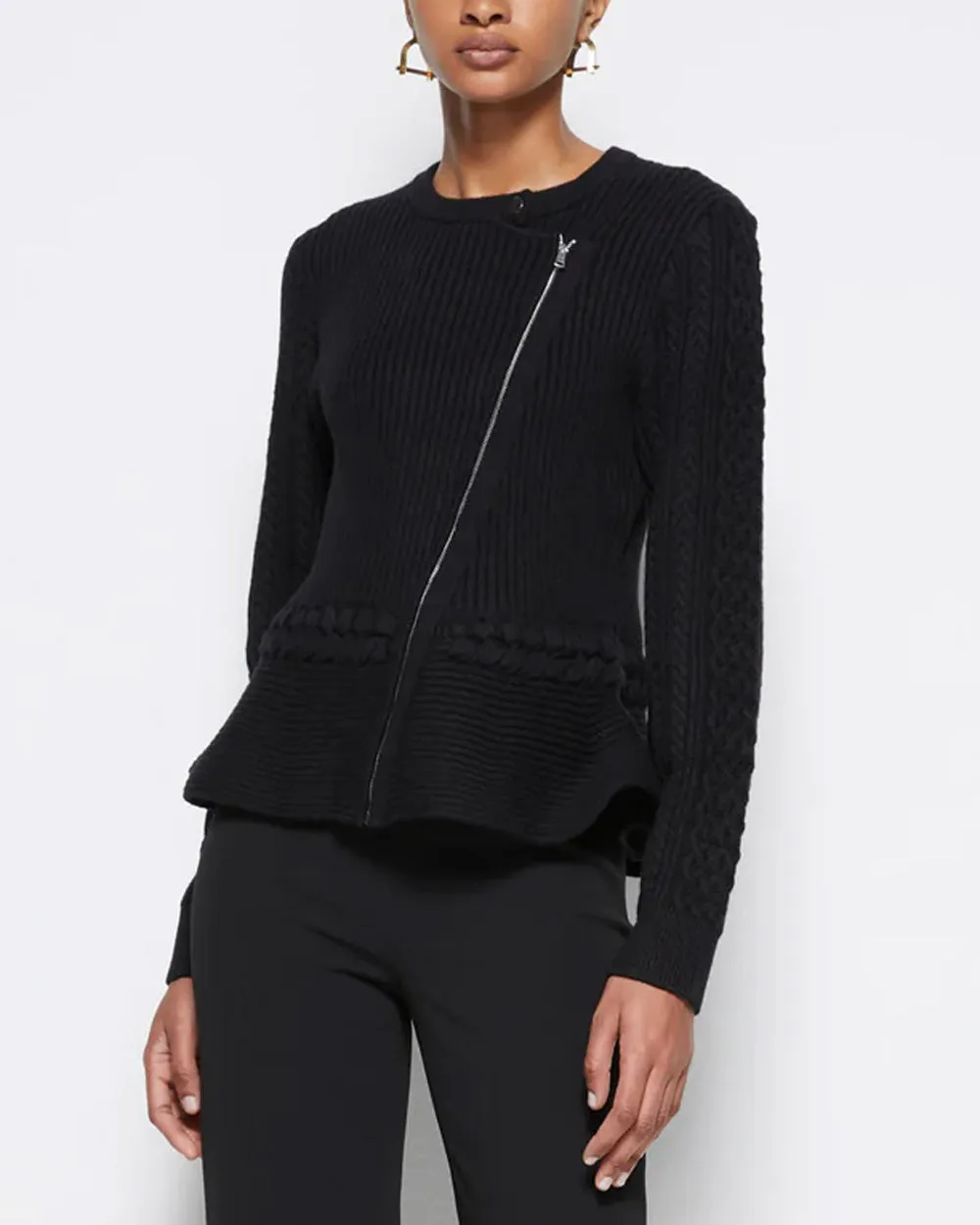 Black Andi Peplum Jacket