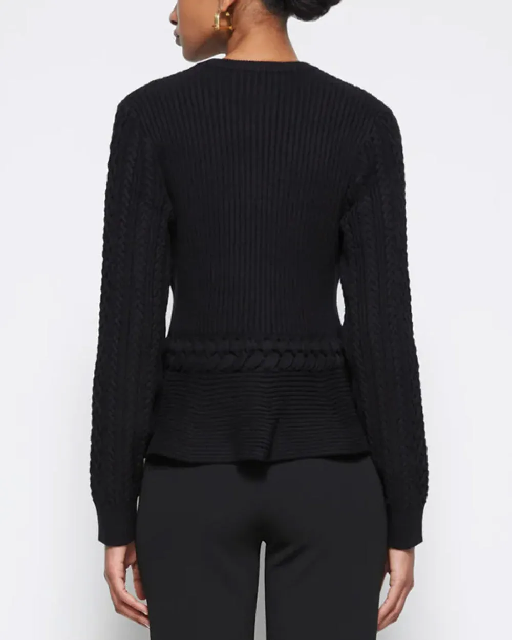 Black Andi Peplum Jacket