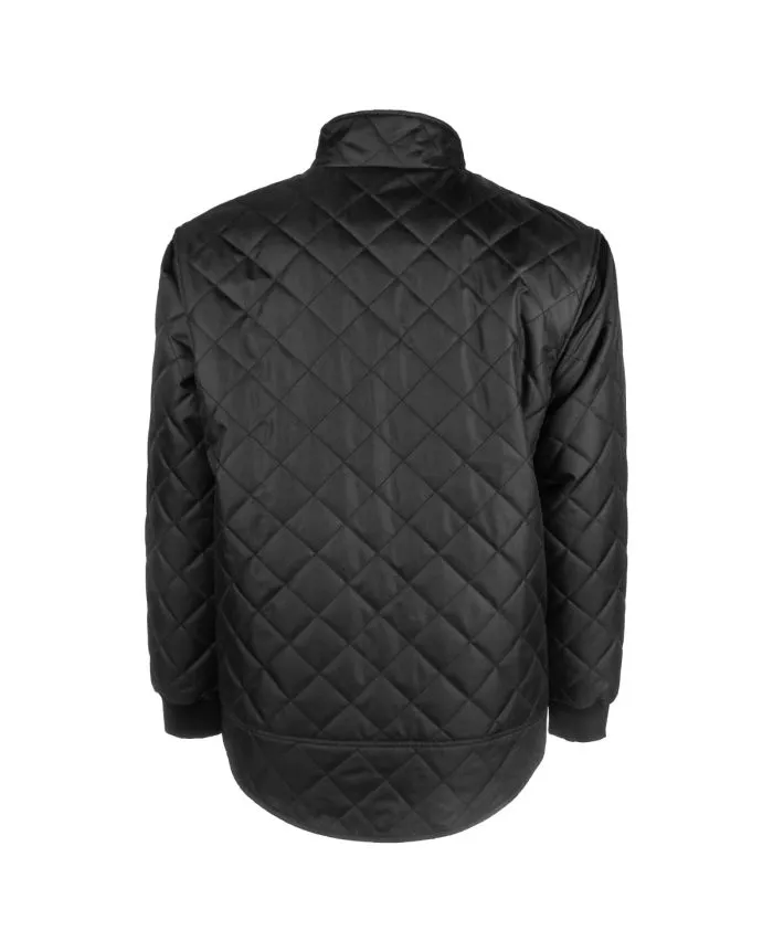 Black Quilted Freezer Jacket By TERRA Workwear - Style 100302V1