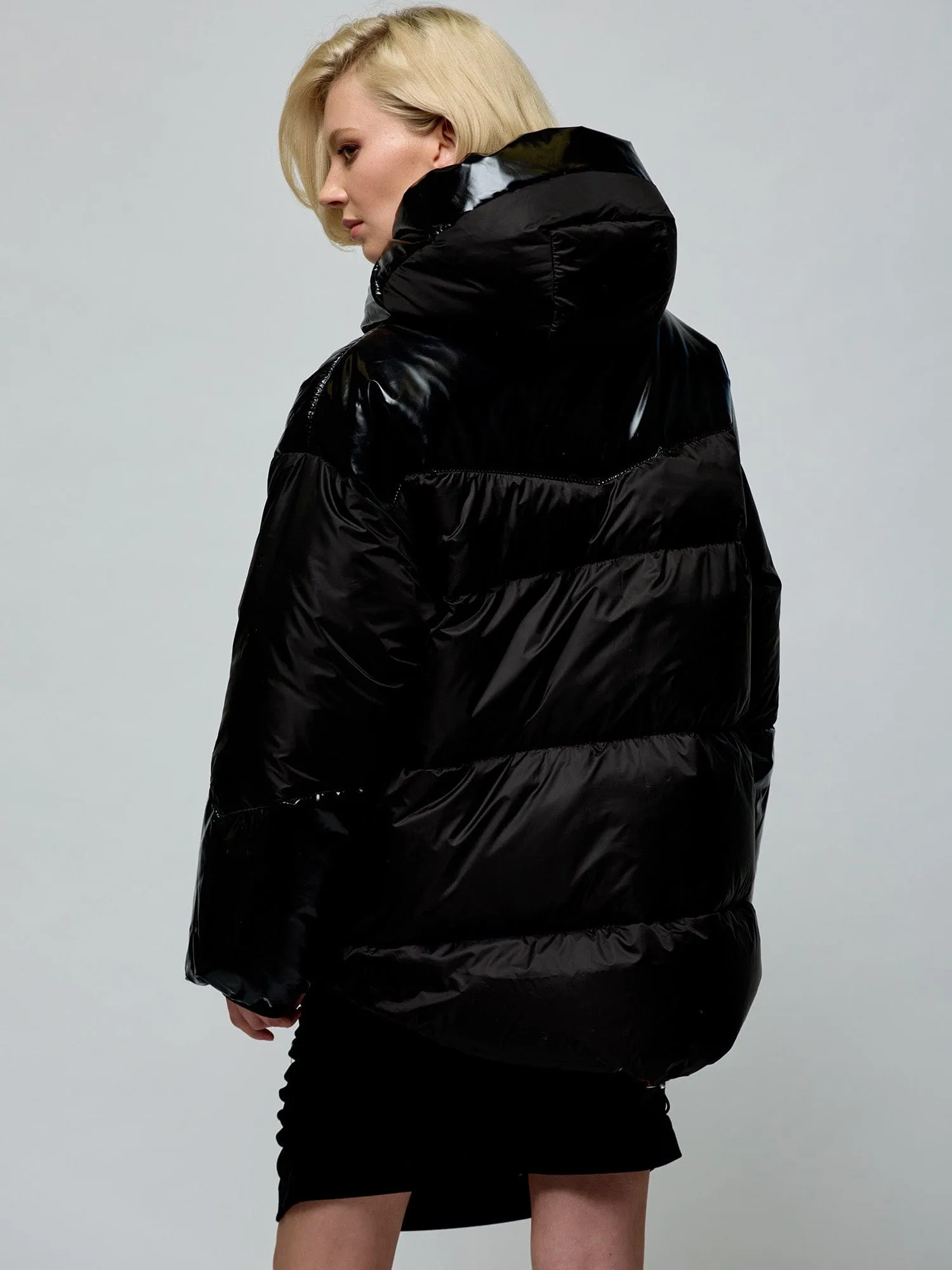 Black Quilted Puffer