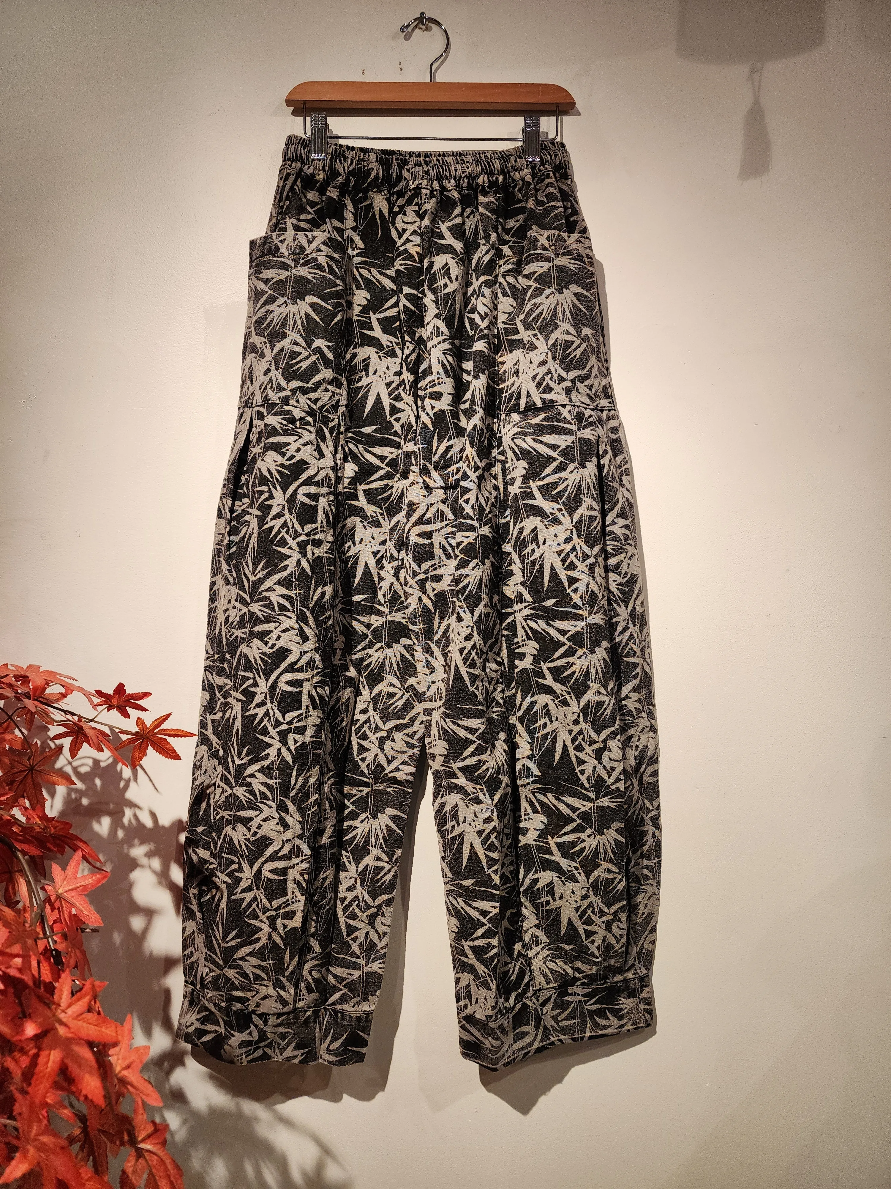 Black Stonewash Bamboo Comfy Sweat Pants