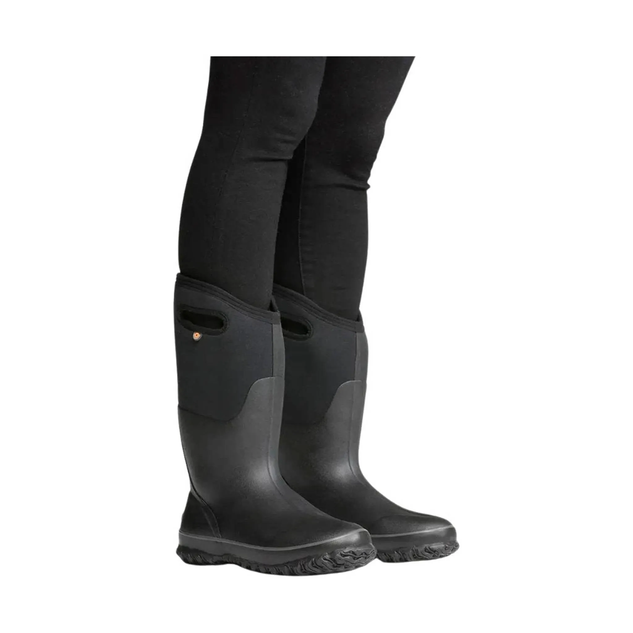 Bogs Women's Classic High With Handles Rain Boot - Black