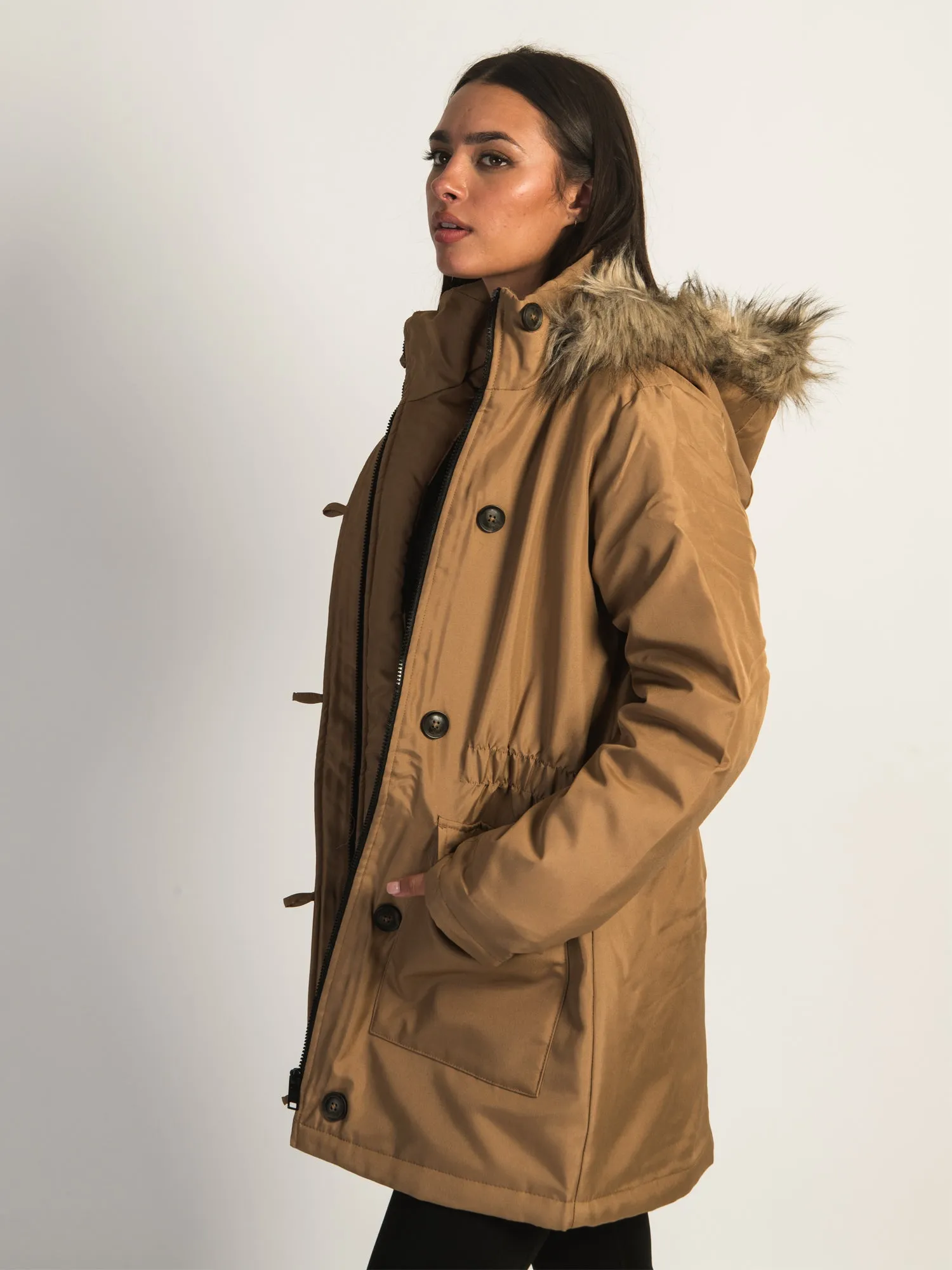 B.YOUNG ALICA TIGERS EYE PARKA JACKET