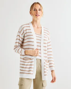 Cashblend Luna Stripe Cardigan