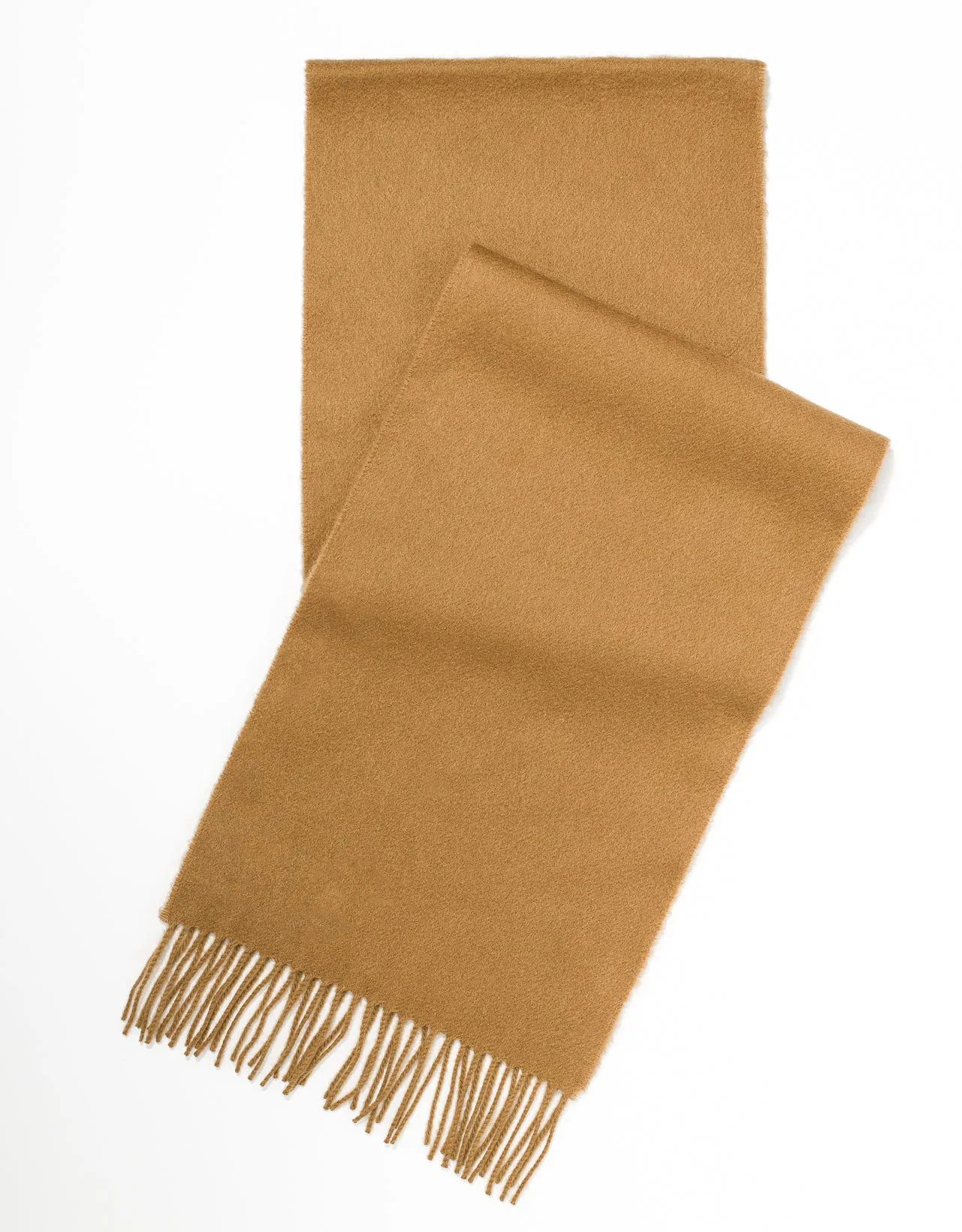 CASHMERE SOLID MUFFLER - CAMEL