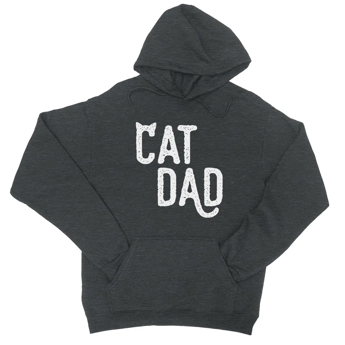 Cat Dad Unisex Fleece Hoodie Charming Cute Silly Fun Pet Dad Gift