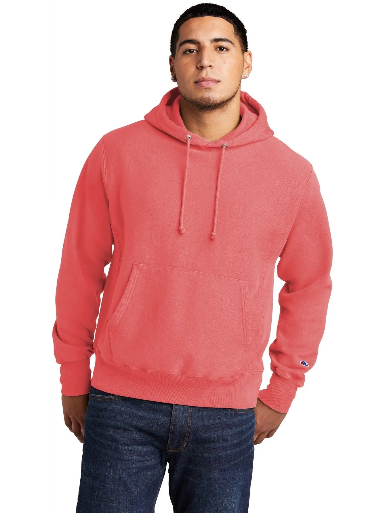 Champion Reverse Weave Garment-Dyed Hooded Sweatshirt