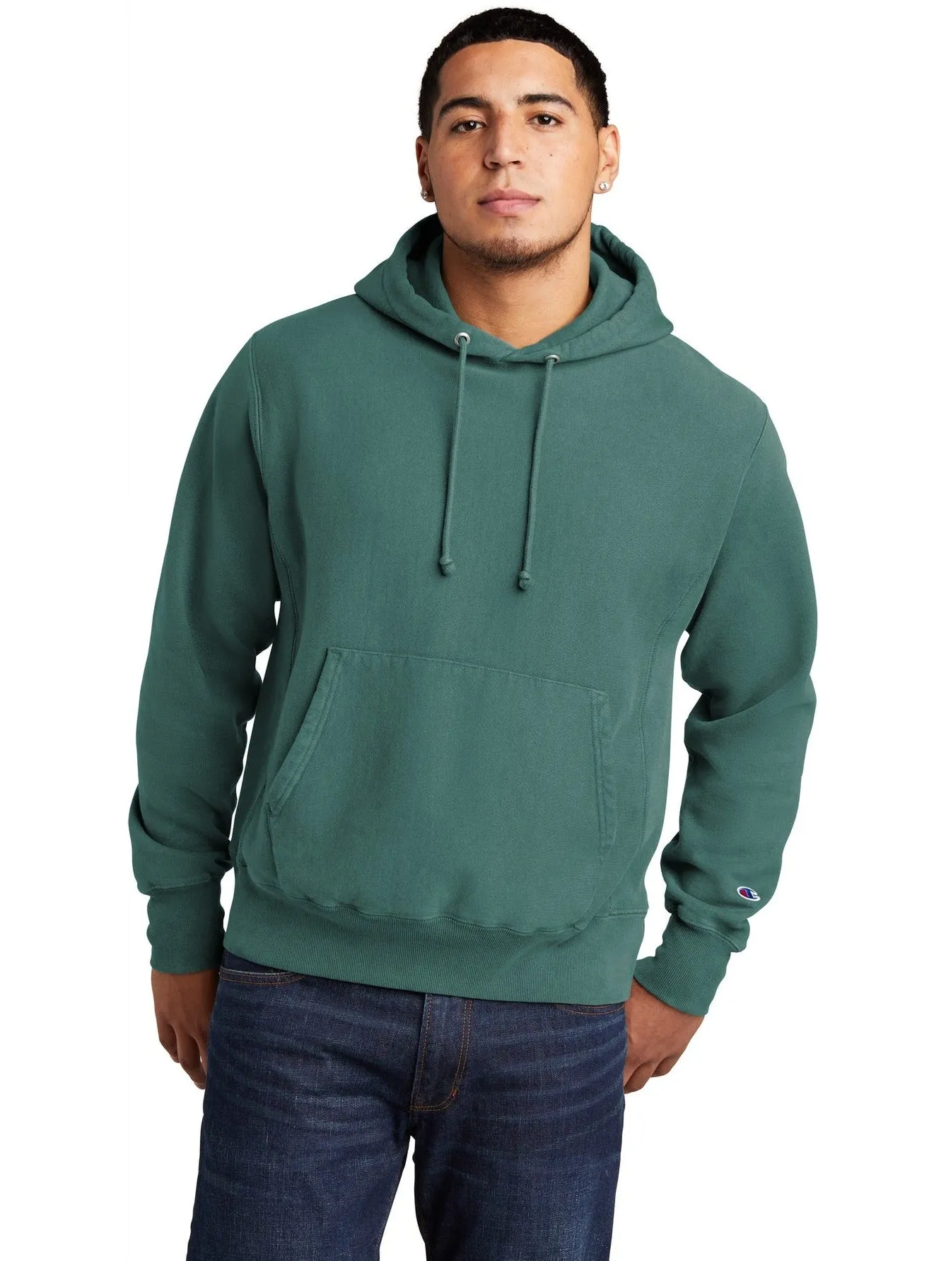 Champion Reverse Weave Garment-Dyed Hooded Sweatshirt