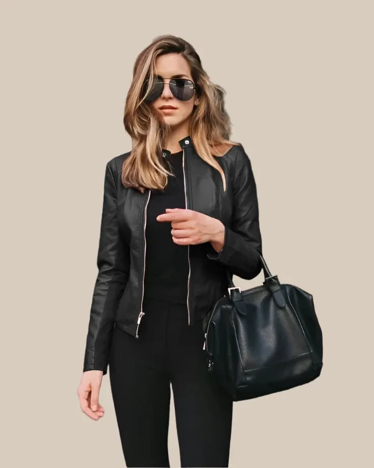 Chic Women's Biker Jacket