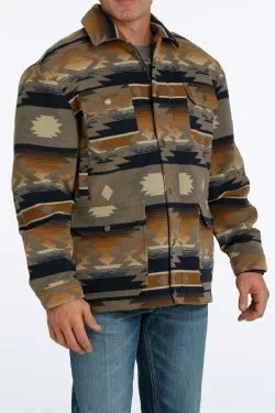 Cinch Men's Southwestern Print Frontier Coat