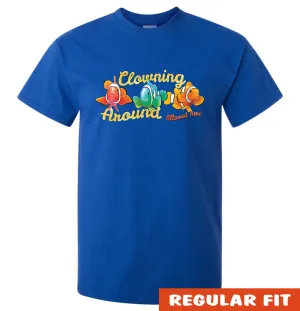 Clowning Around Clownfish Adults T-Shirt (Royal Blue)