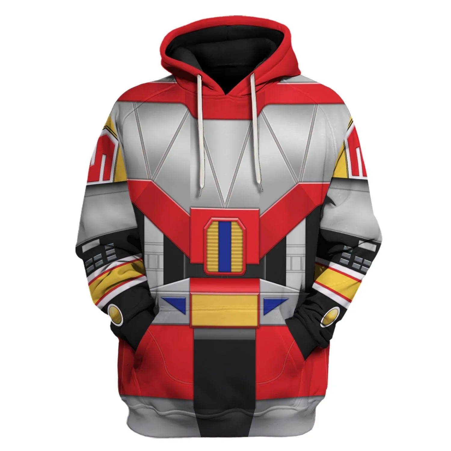 Dino Megazord Mighty Morphin Hoodies Sweatshirt T-shirt Hawaiian