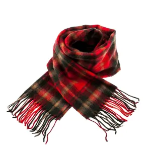 Edinburgh 100% Lambswool Scarf  Dark Maple