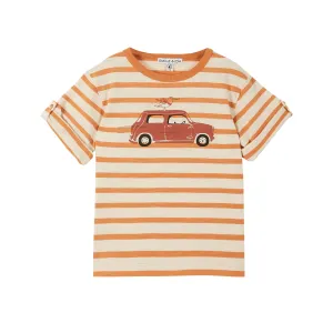 Emile et Ida Tee Shirt Ecru-mangue