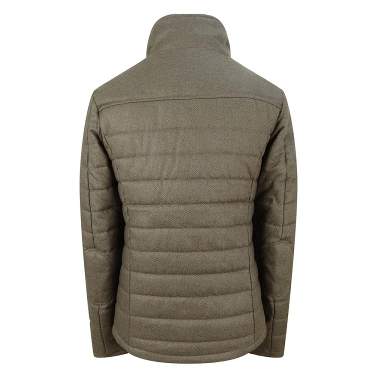 Hoggs of Fife Ladies Elgin Quilted Herringbone Jacket