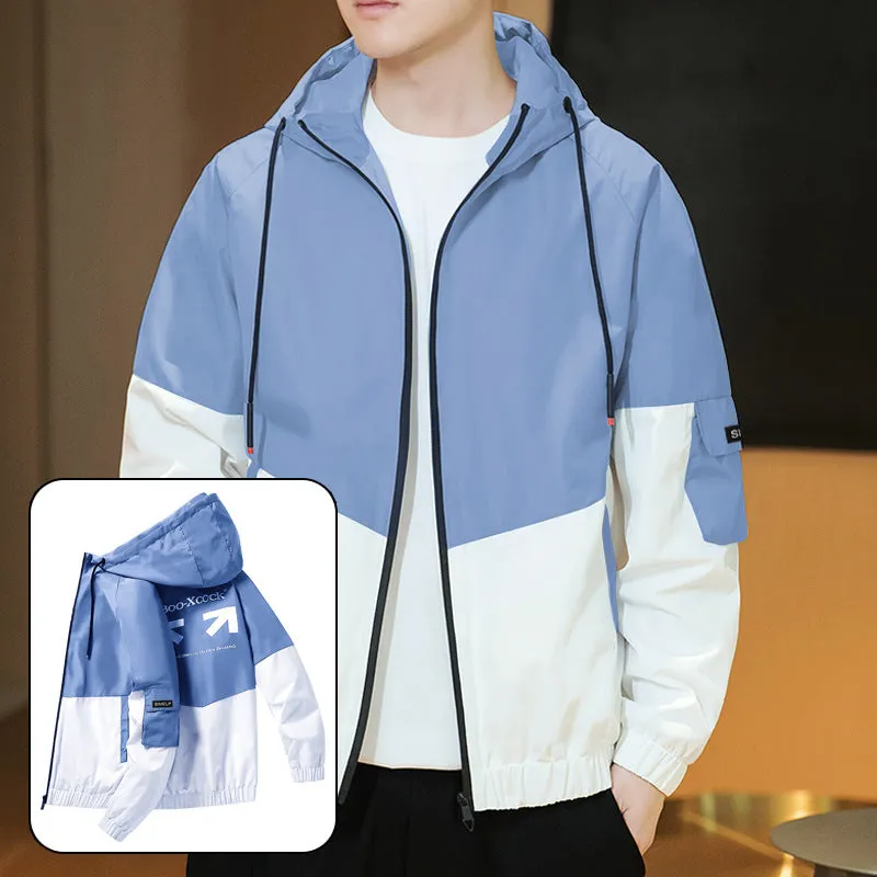 Jacket Teens Hooded Mix Colours Cardigan Trendy Cargo Slim Look Tops Outerwear