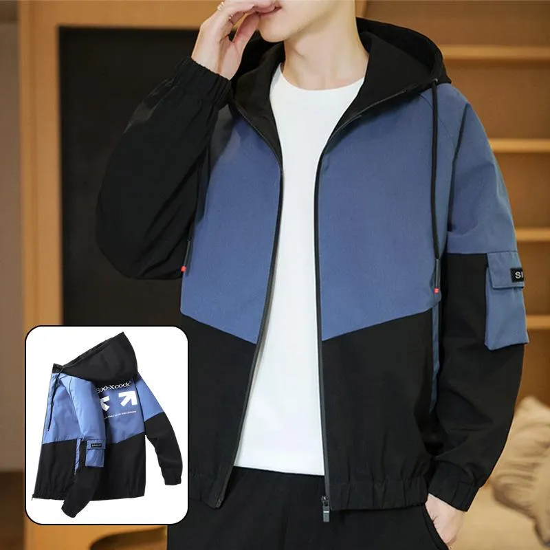 Jacket Teens Hooded Mix Colours Cardigan Trendy Cargo Slim Look Tops Outerwear