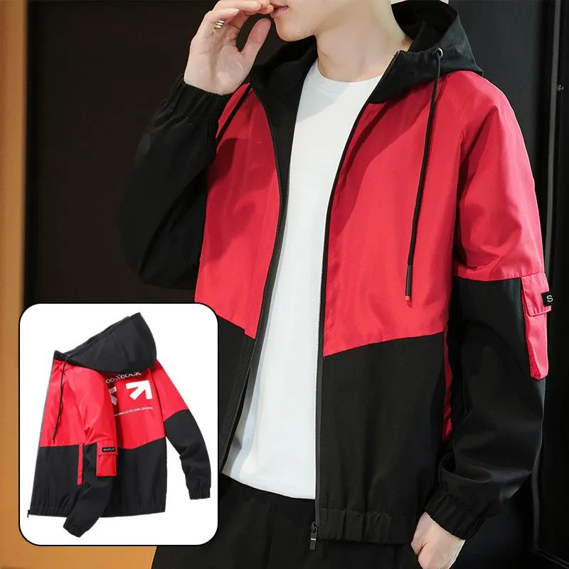 Jacket Teens Hooded Mix Colours Cardigan Trendy Cargo Slim Look Tops Outerwear