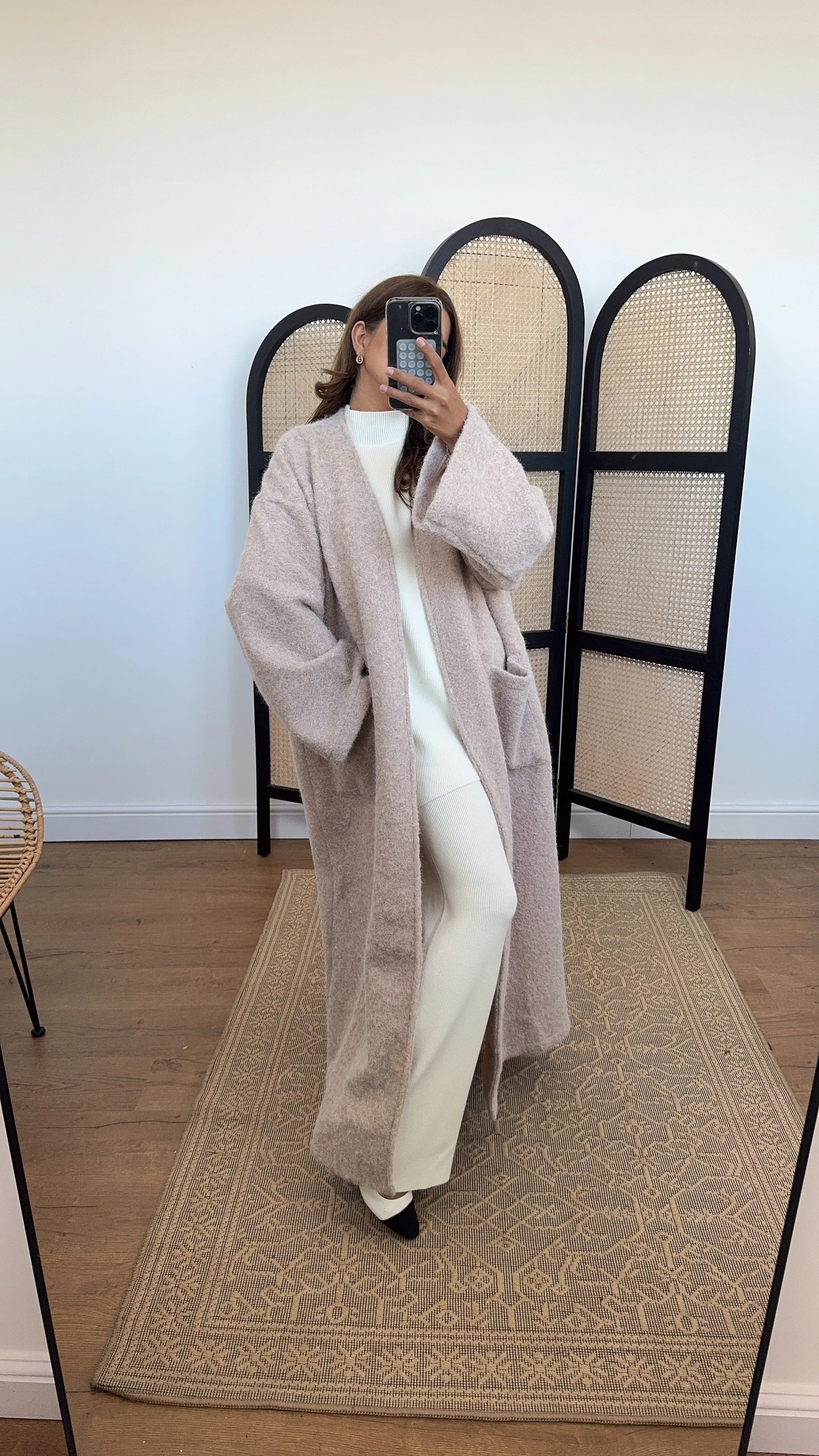 jamana coat in beige