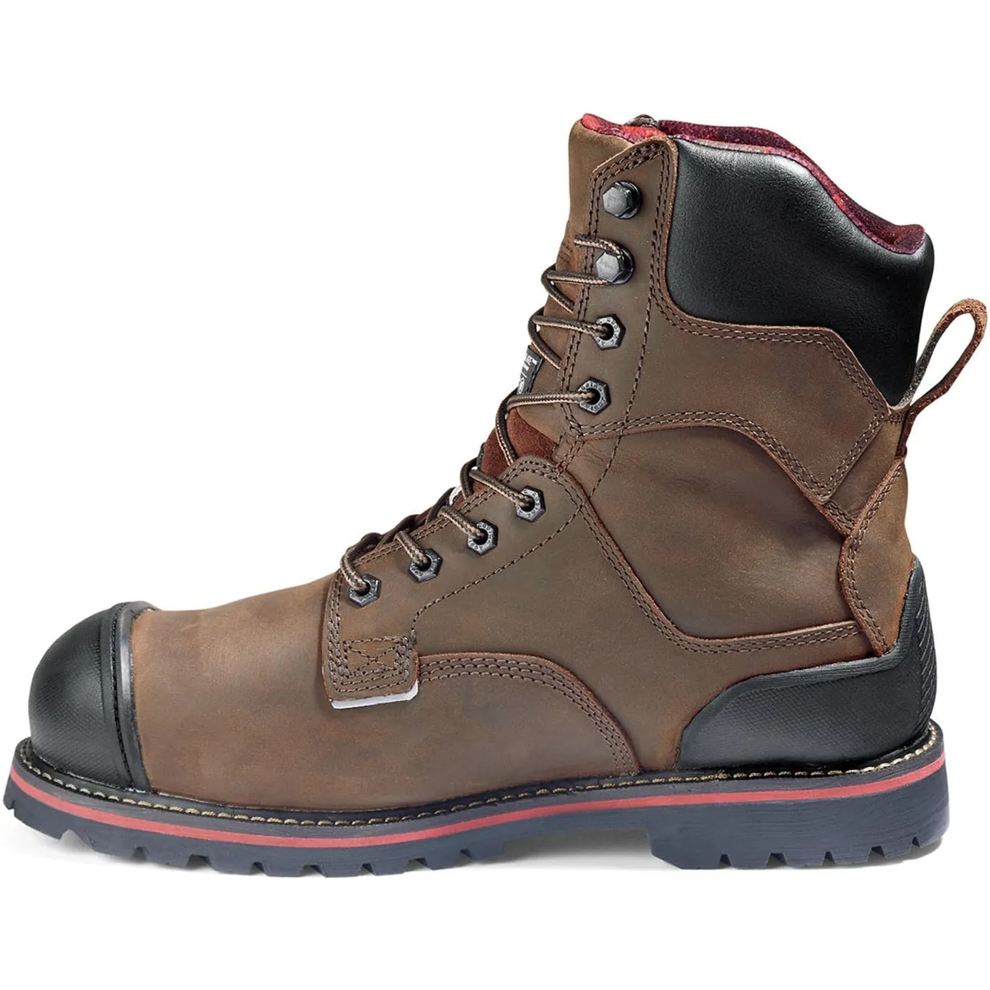 Kodiak Men's Widebody Warm 8" Comp Toe WP Work Boot -Brown- 8353DB