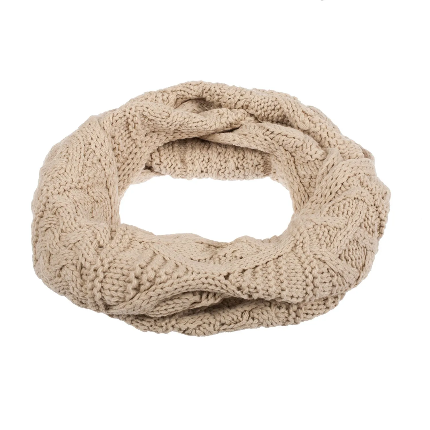 Ladies Cable Snood Scarf