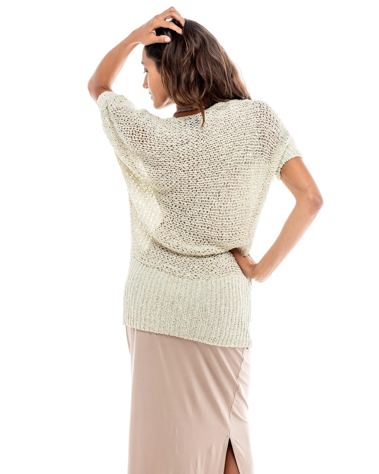 Loose Weave Bat Sweater Dress or Top