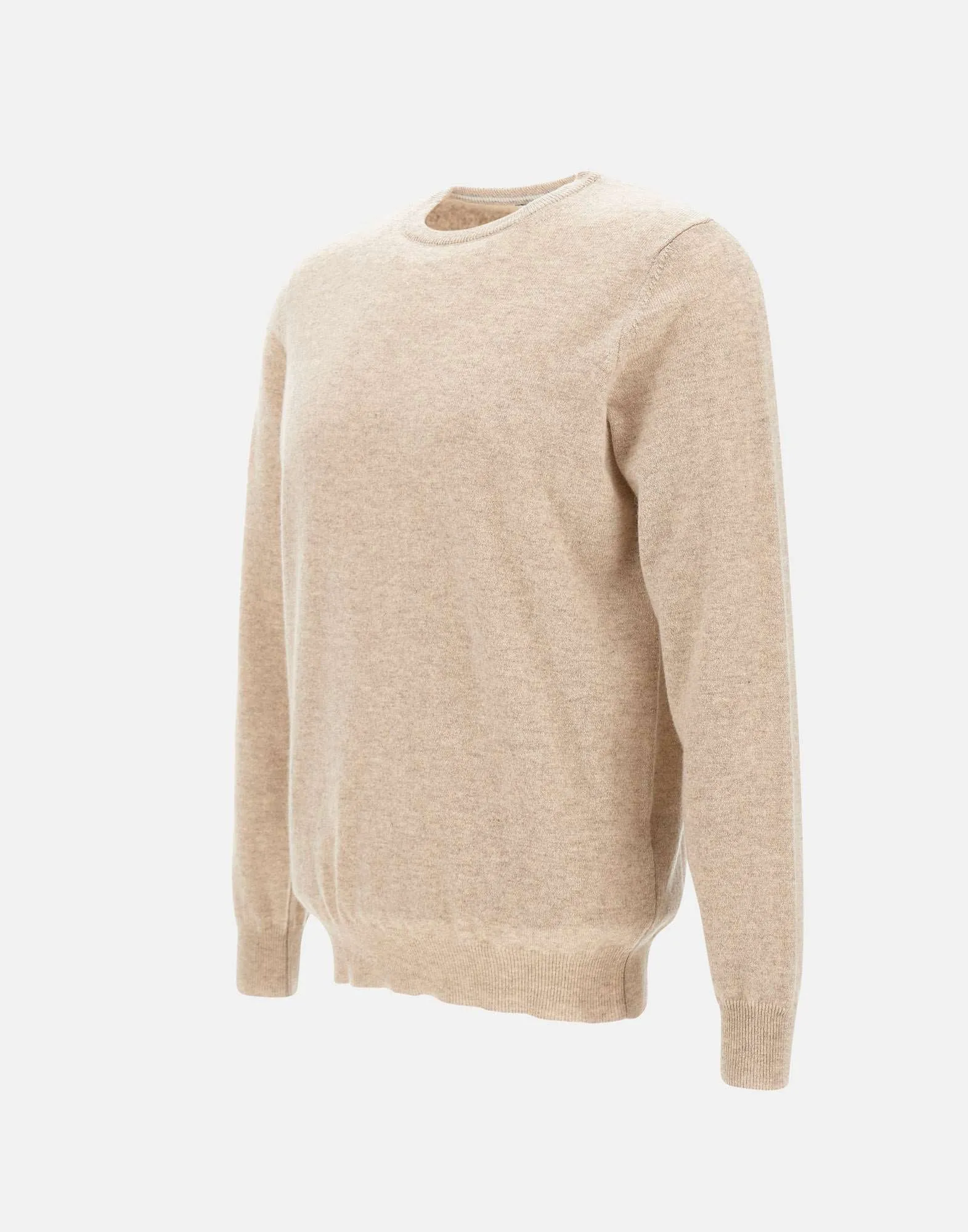 Men's Pure Cashmere Sweater Sand