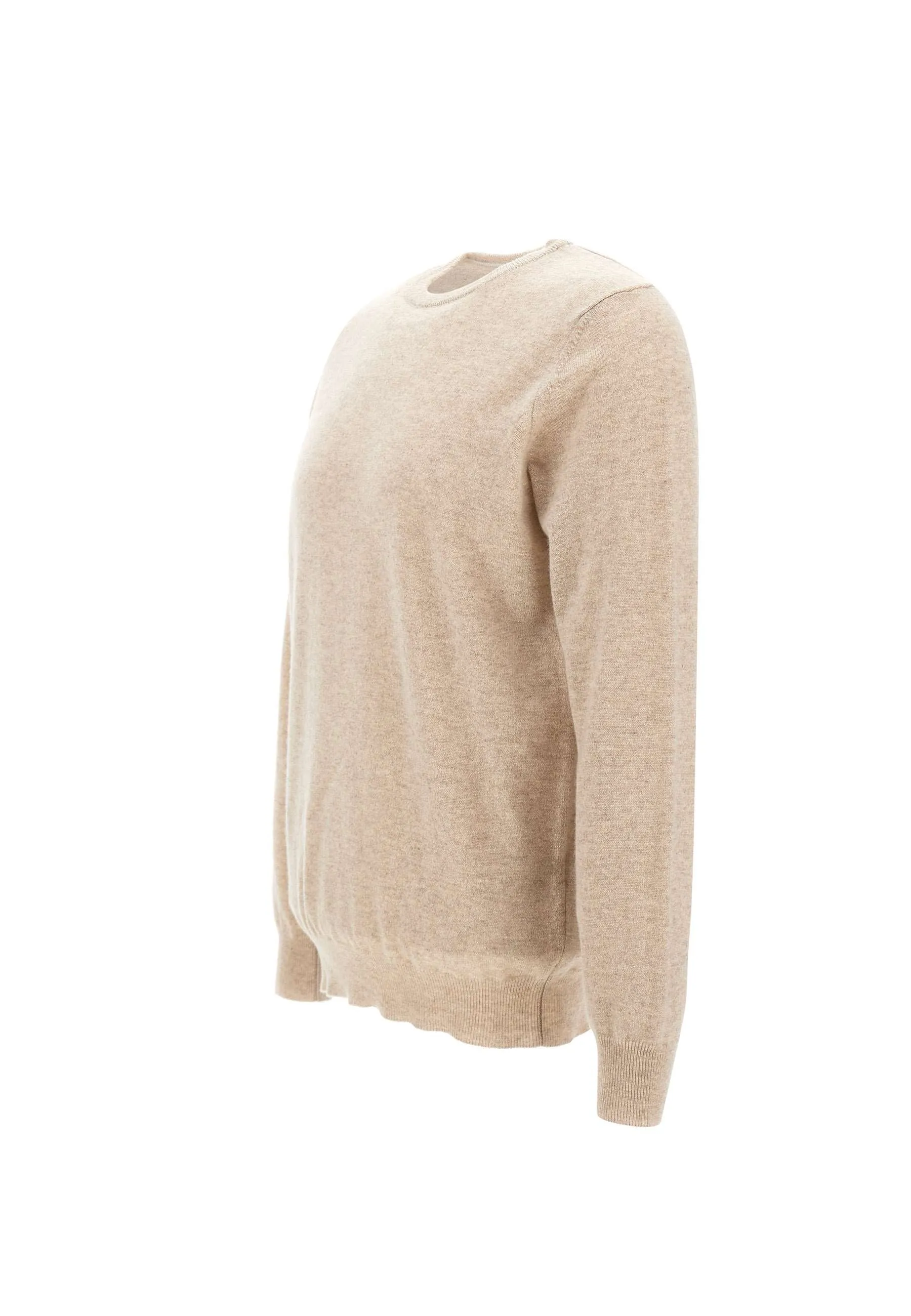 Men's Pure Cashmere Sweater Sand