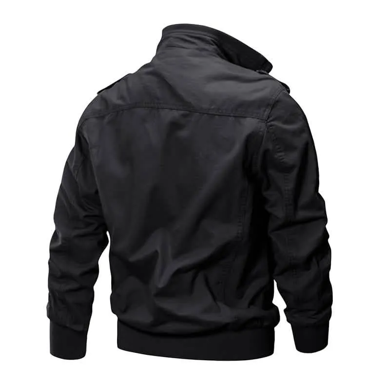 Men's Tactical Winter Bomber Jacket for Outdoor Activities and Airsoft