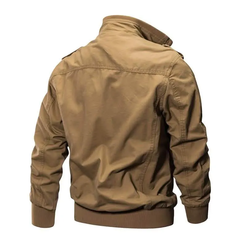 Men's Tactical Winter Bomber Jacket for Outdoor Activities and Airsoft