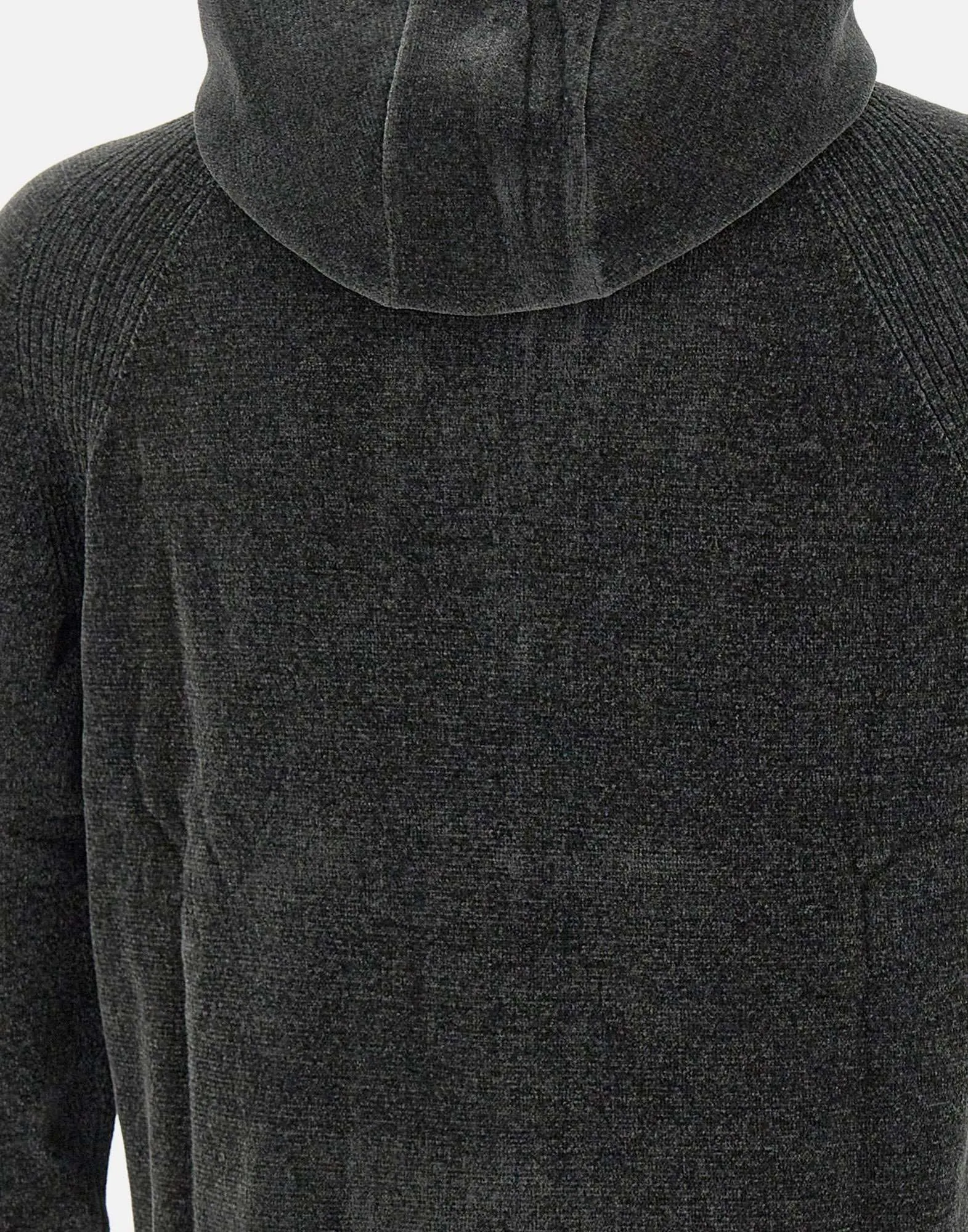 Men's Velvet Hood Chenille Sweater