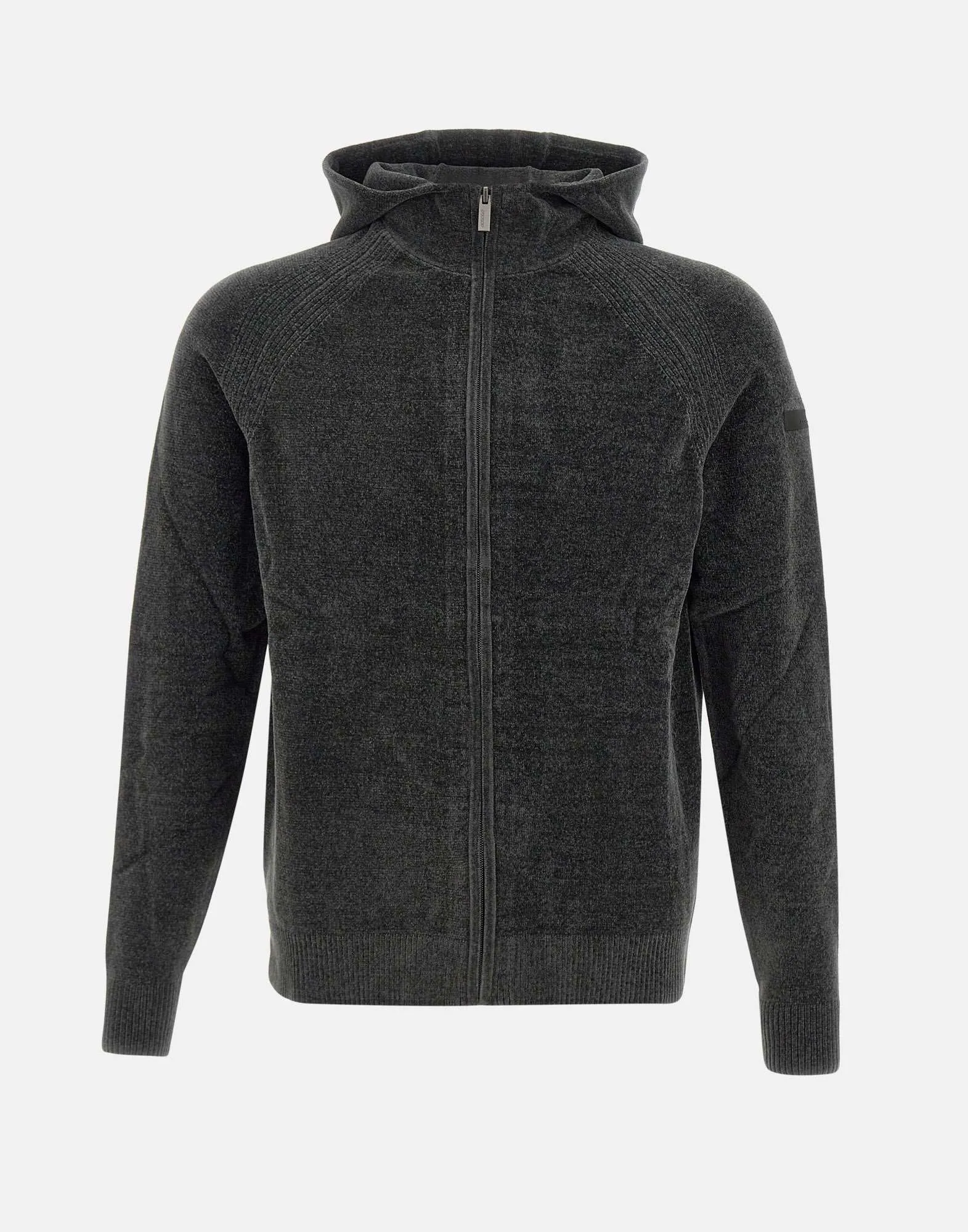 Men's Velvet Hood Chenille Sweater