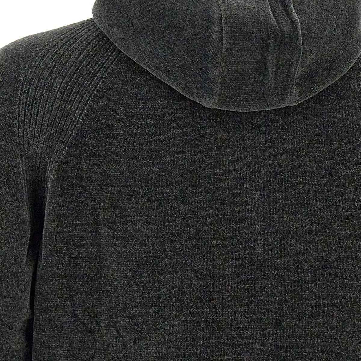 Men's Velvet Hood Chenille Sweater