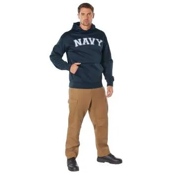 Military Embroidered Pullover Hoodies