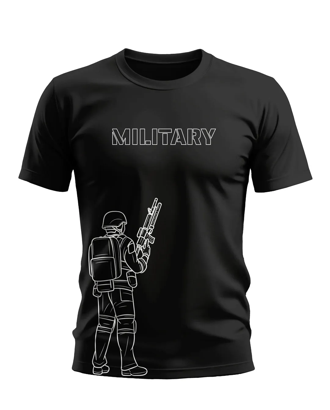 Military Style Designer  Soft Cotton T-shirt