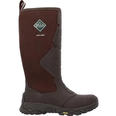 Muck Men's Apex Pro 16" WP Insulated Outdoor Work Boot - Brown - APMS900