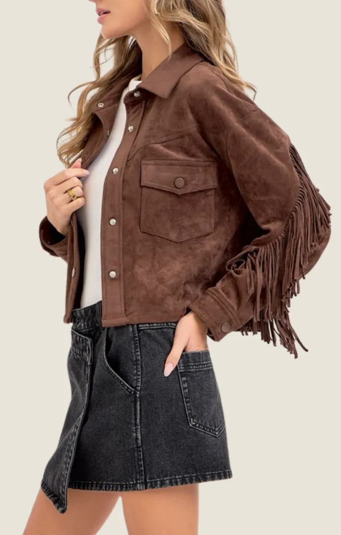 Nanea Brown Western Jacket